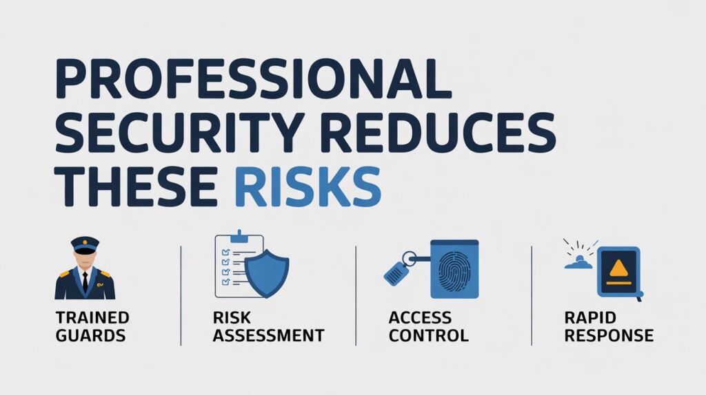 Professional Security Reduces These Risks